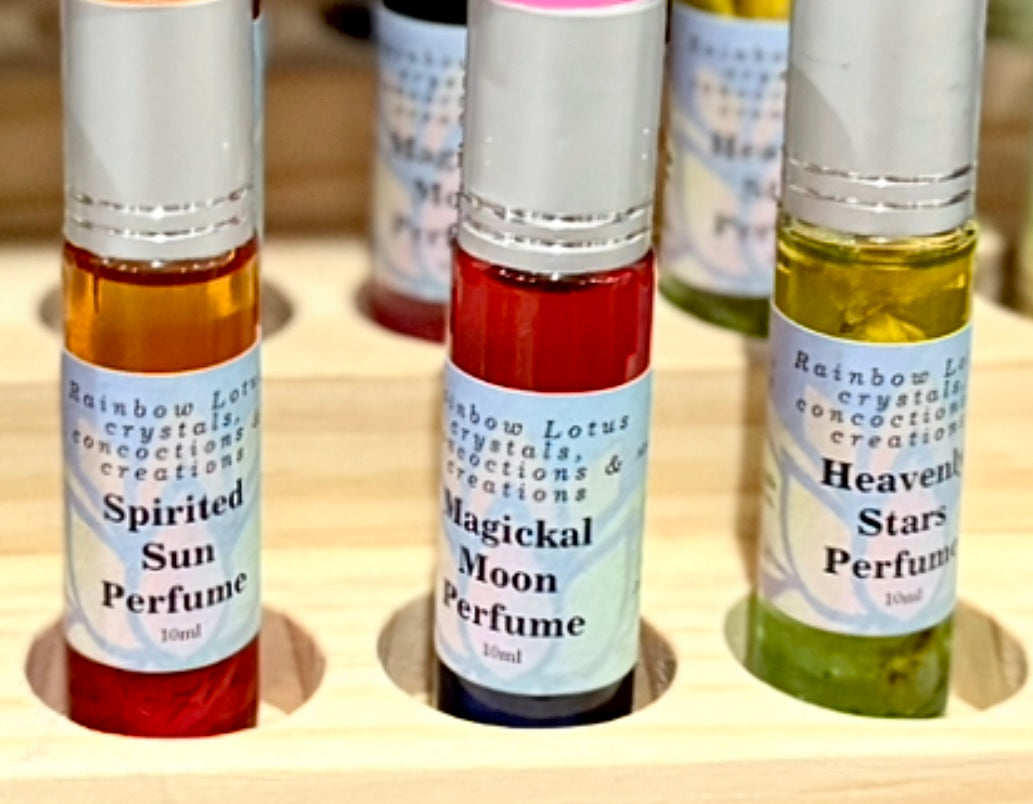 The Sun, Moon & Stars Essential Oil Perfumes 10mls