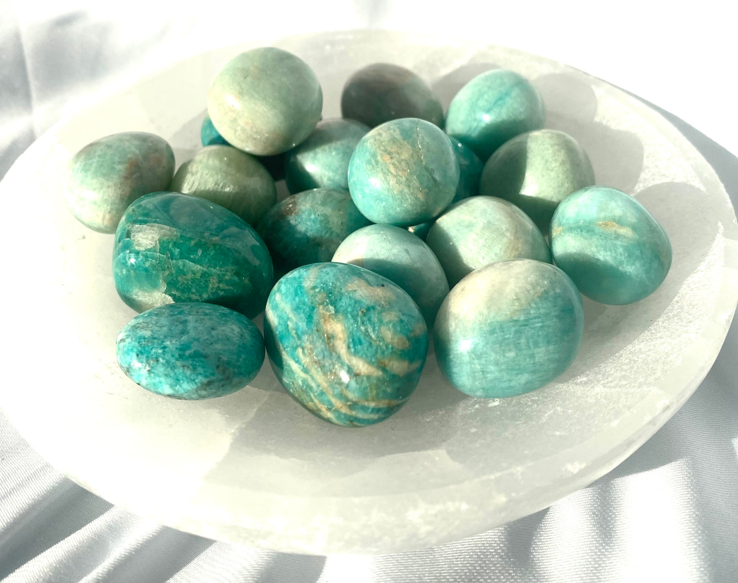 Lucky Amazonite Tumble Stones