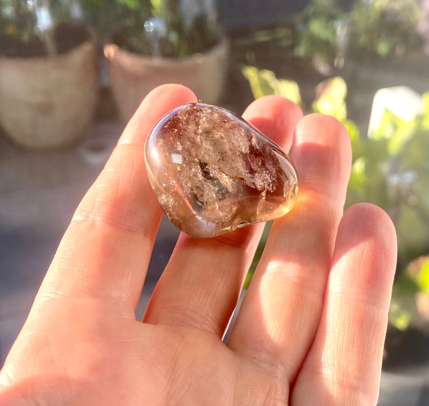 Grounding Smoky Quartz Tumble Stones