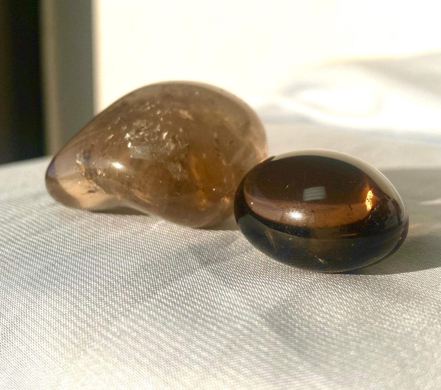 Grounding Smoky Quartz Tumble Stones