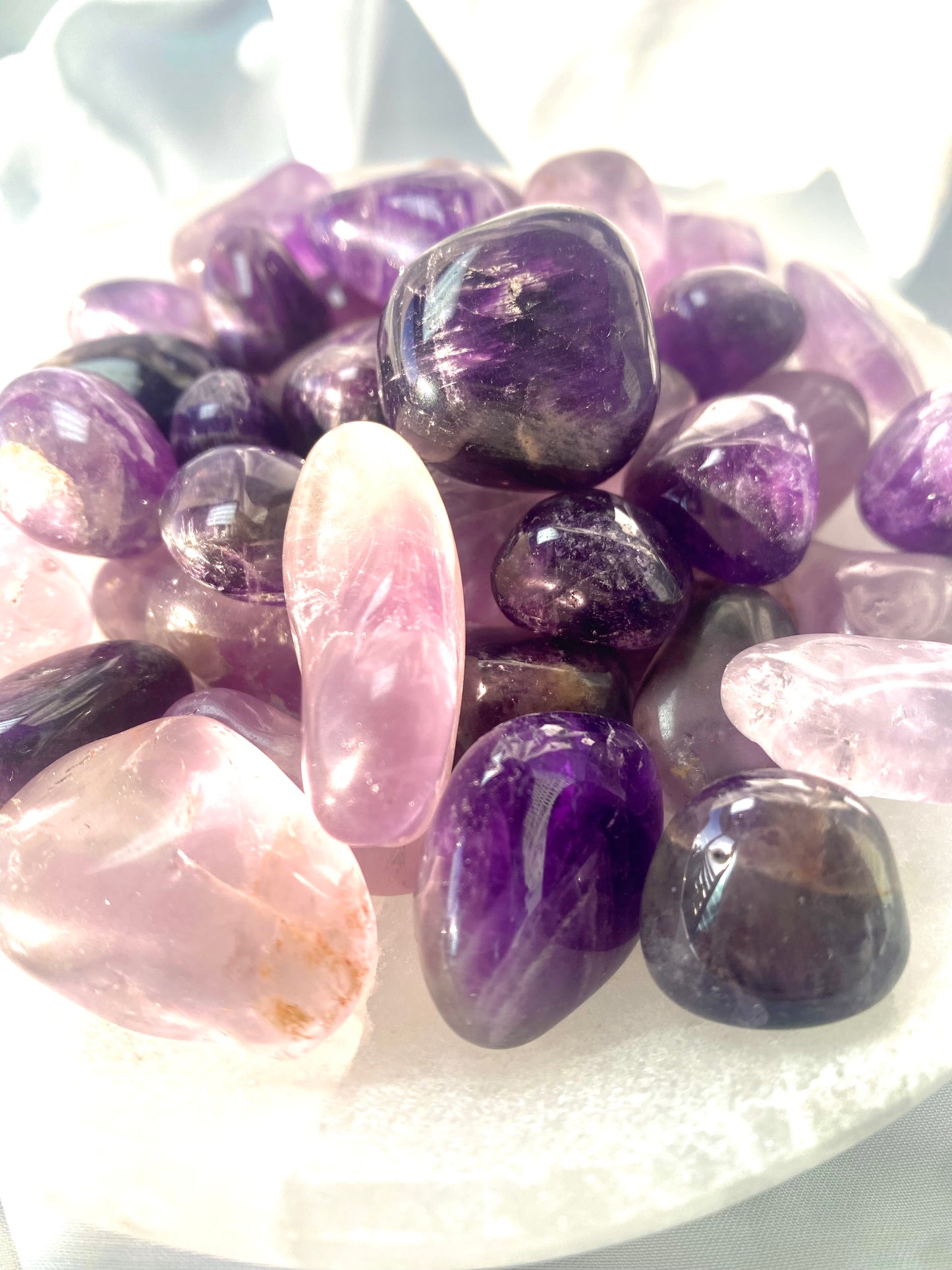 Spiritual Amethyst Tumble Stones