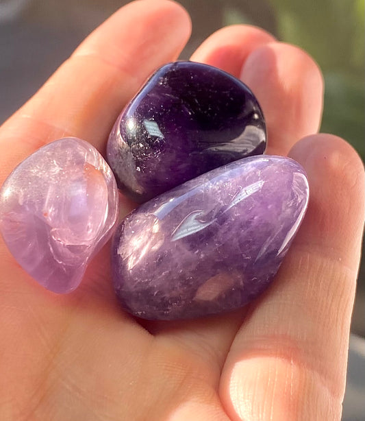 Spiritual Amethyst Tumble Stones