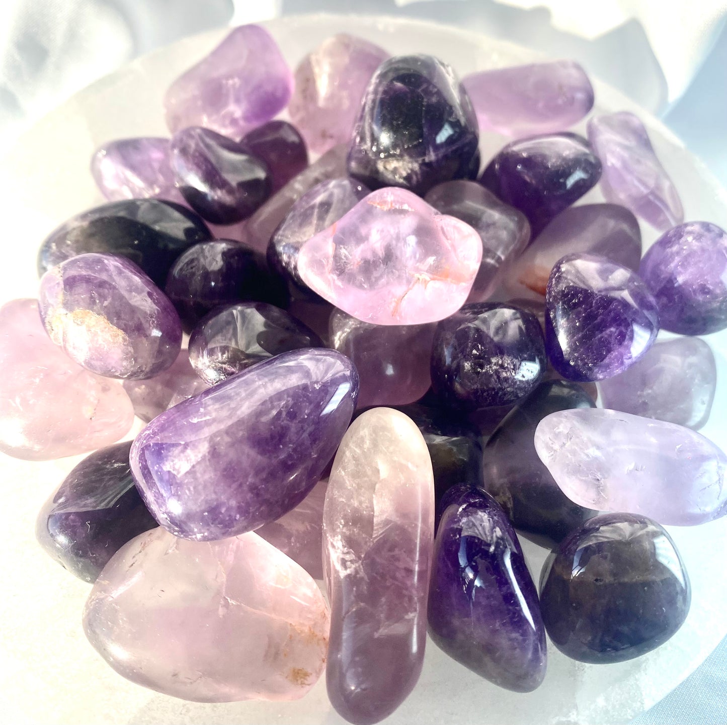 Spiritual Amethyst Tumble Stones