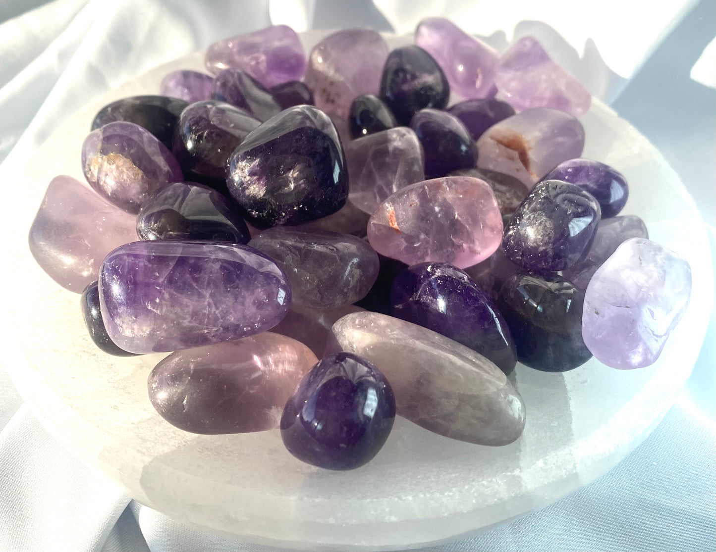 Spiritual Amethyst Tumble Stones