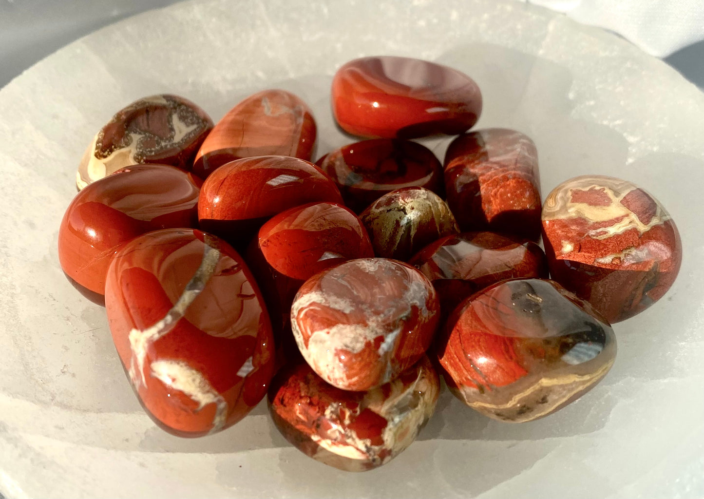 Uplifting Red Jasper Tumble Stones