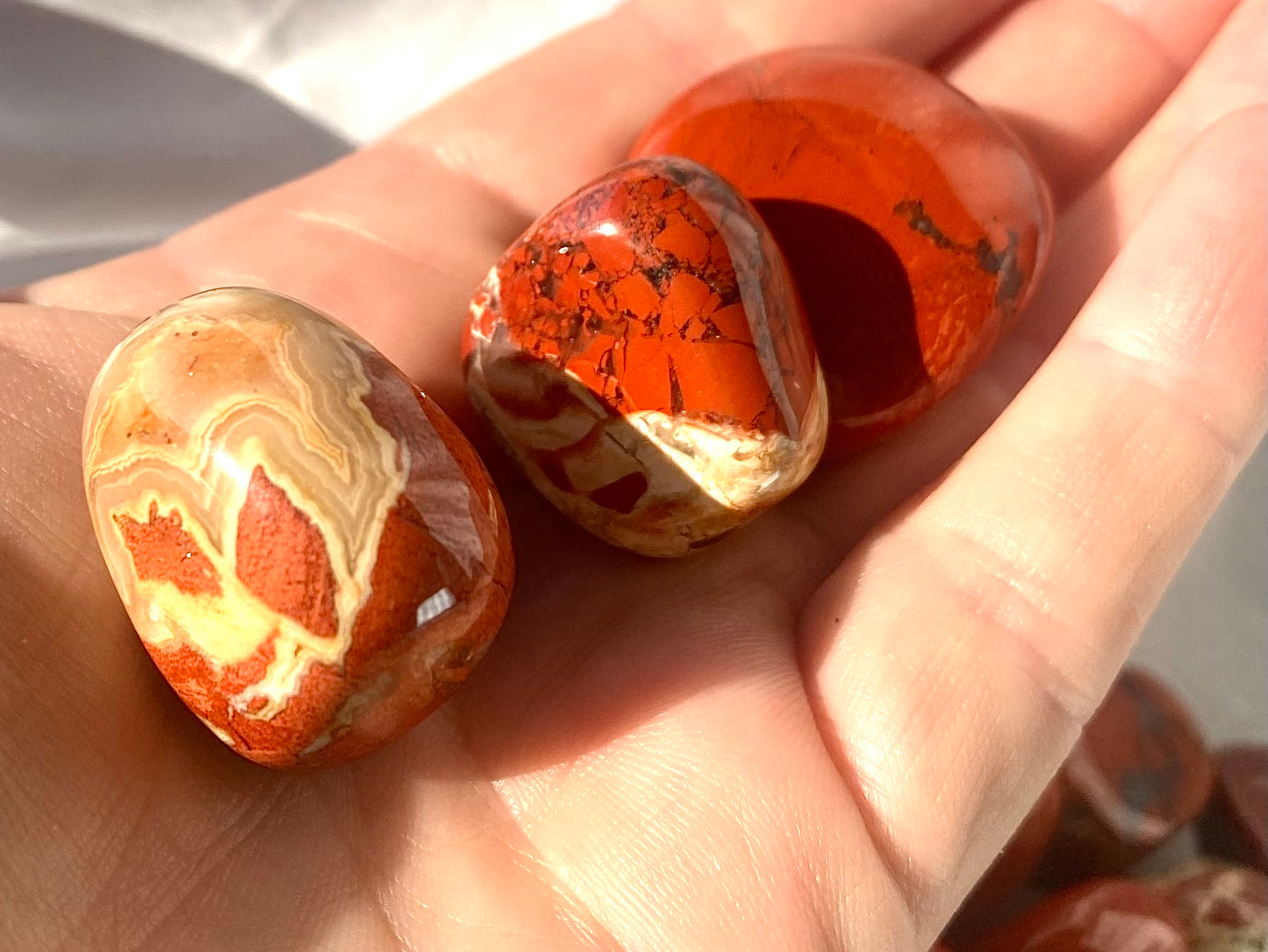 Uplifting Red Jasper Tumble Stones