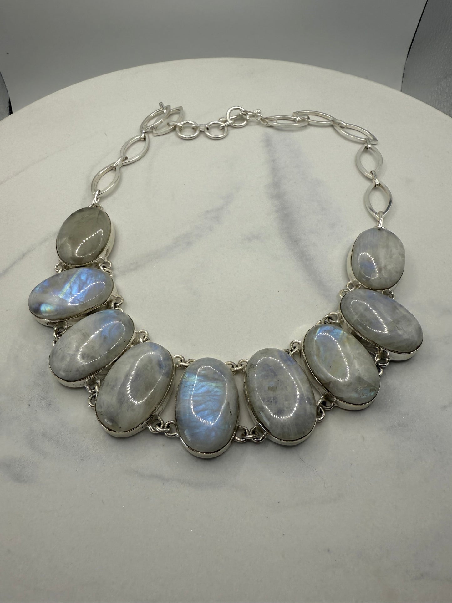 Goddess Rainbow Moonstone Multi-Stone Handmade