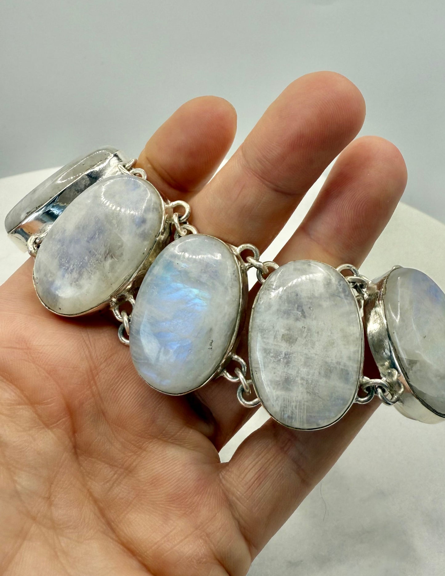 Goddess Rainbow Moonstone Multi-Stone Handmade