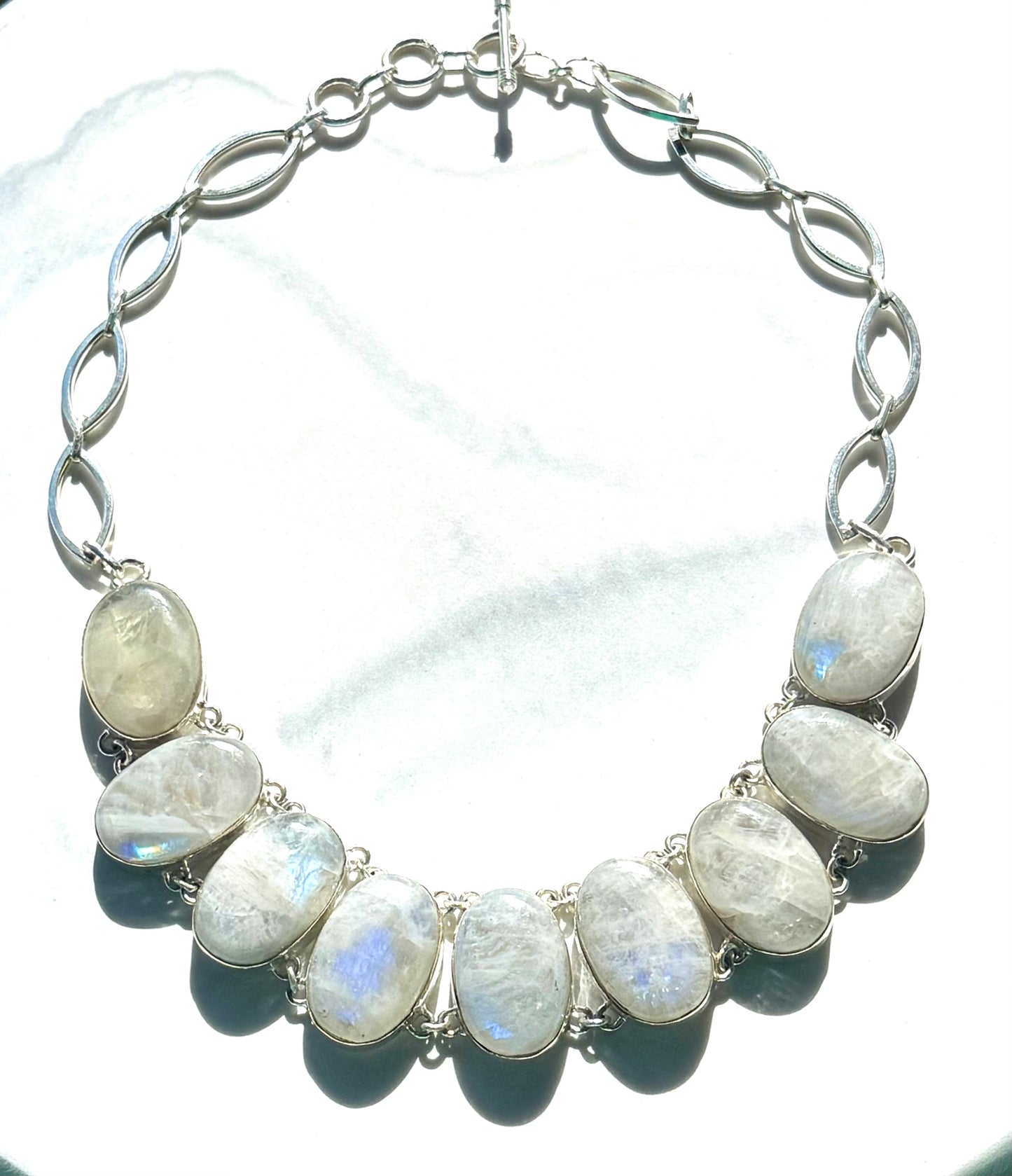 Goddess Rainbow Moonstone Multi-Stone Handmade