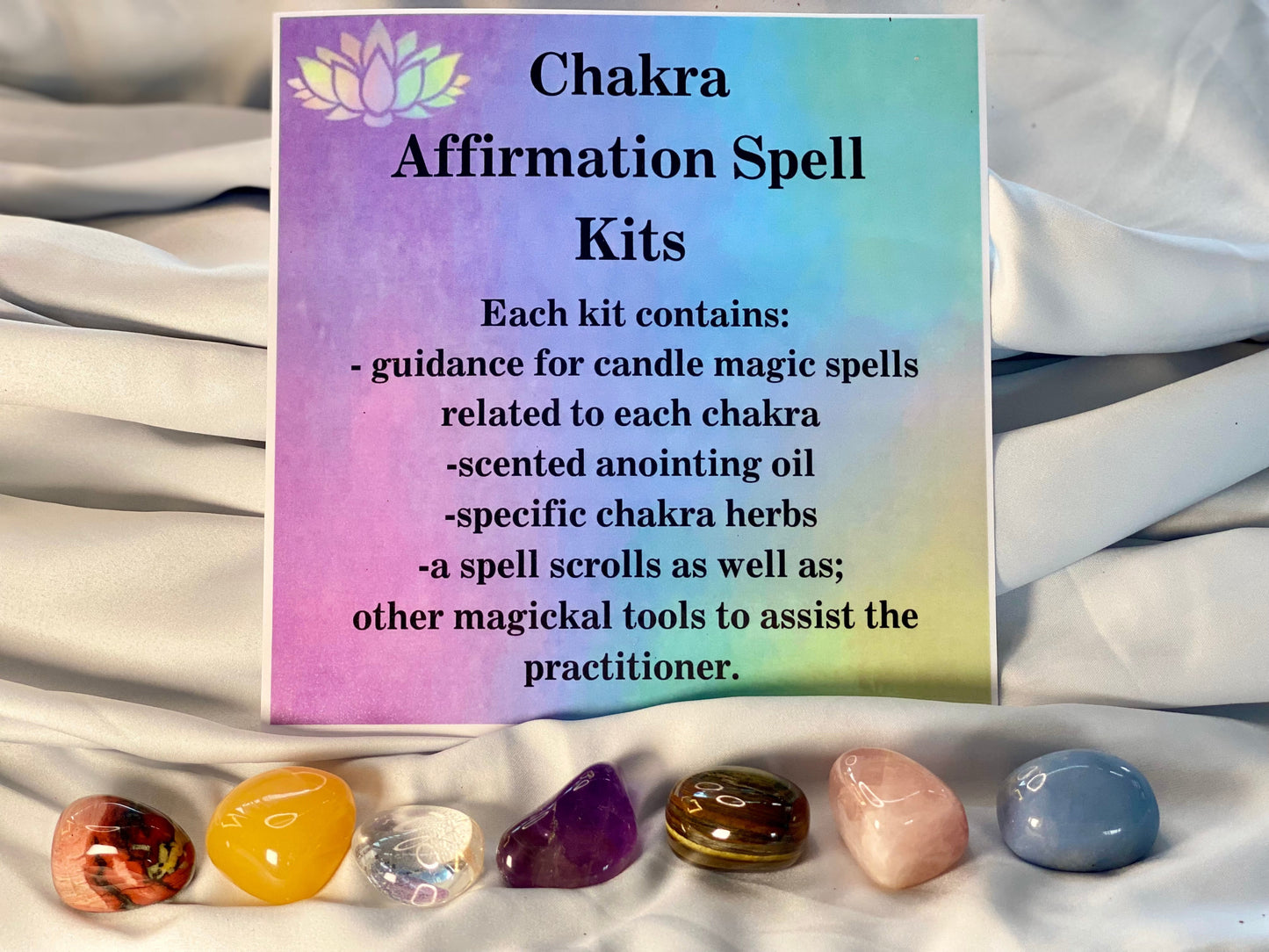 Root Chakra Red Jasper Quartz Spell Kit