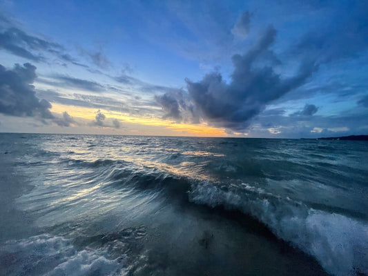 "World's Colliding" Fiji Beach Nature Print (with or without framing)