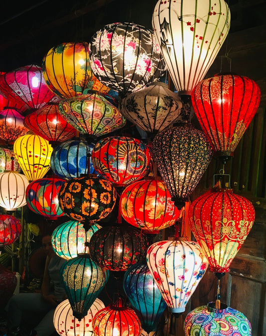"Light our Love with Lanterns" Vietnam Travel Print (with or without framing)
