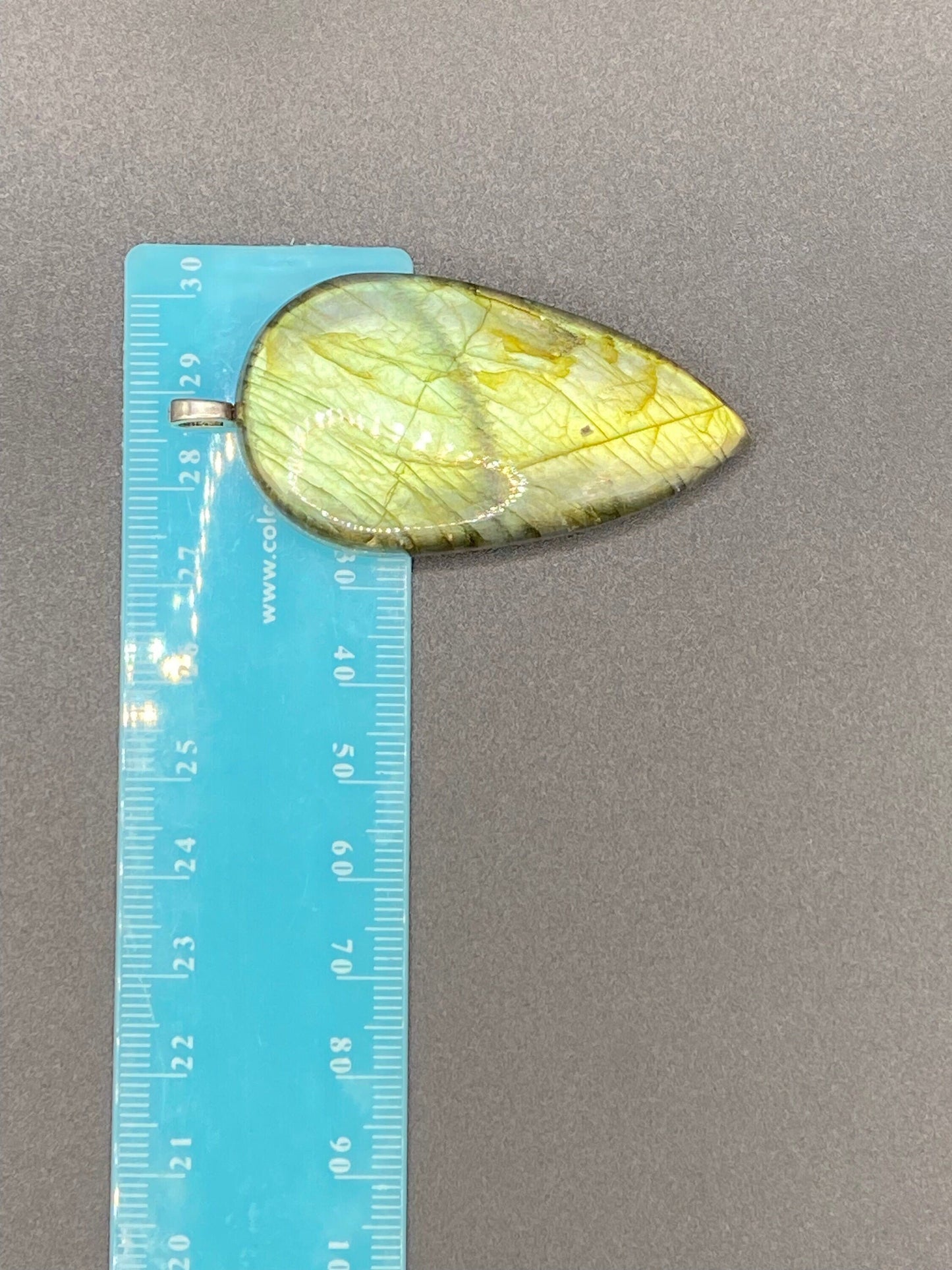 Gorgeous Green Labradorite Pendant