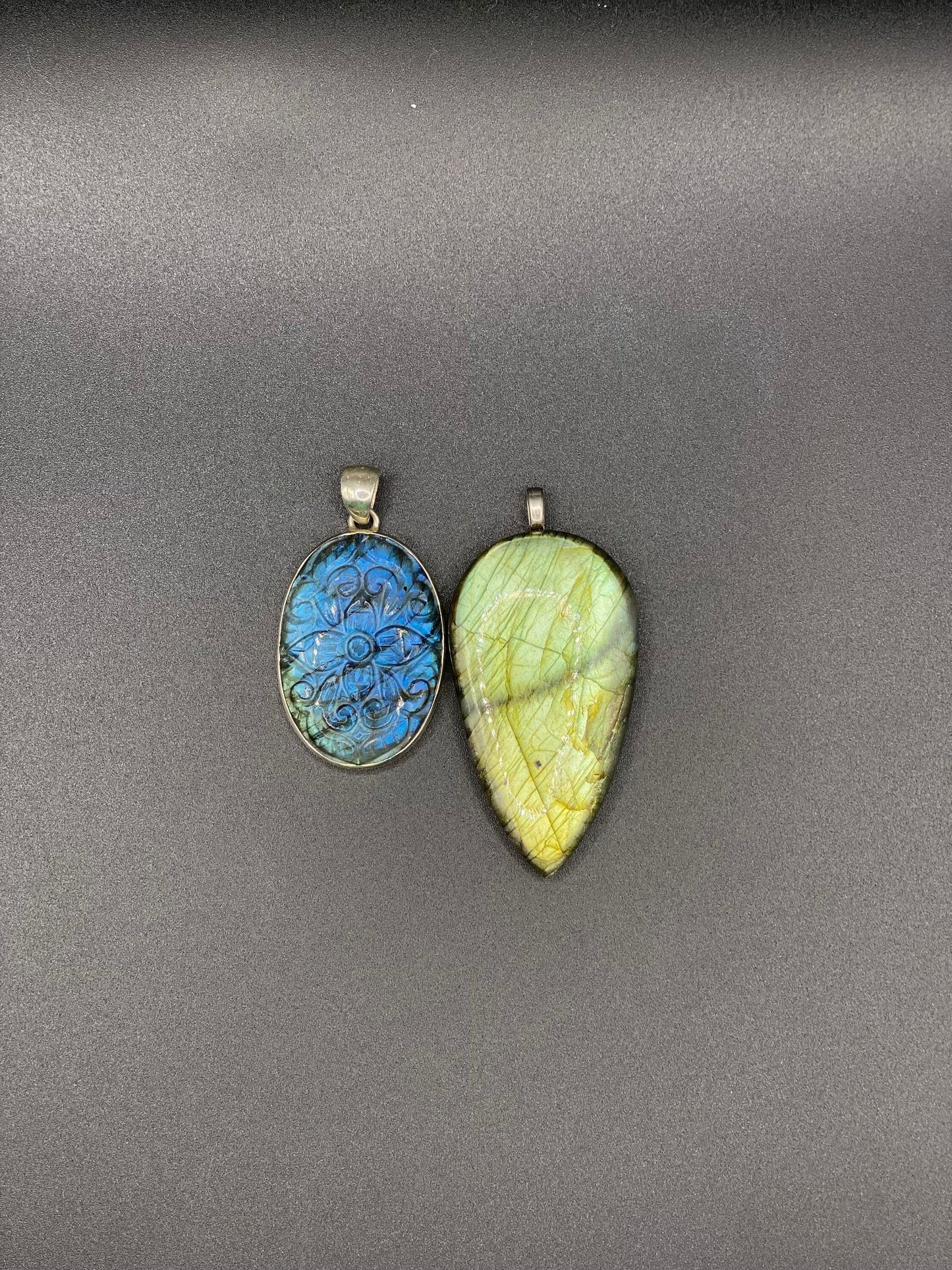 Gorgeous Green Labradorite Pendant