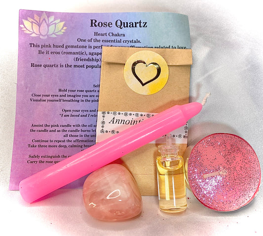 Rose Quartz Self-Love Affirmation Kit